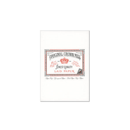 Original Crown Mill Classic Laid Paper Writing Pad A5