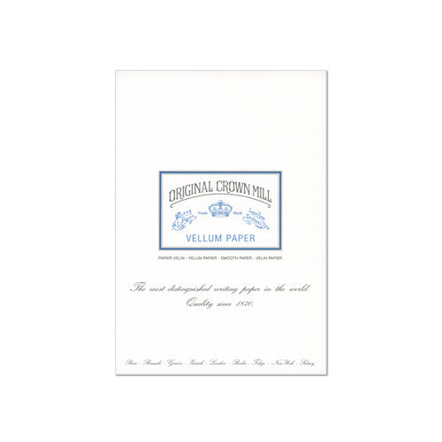 Original Crown Mill Vellum Writing Pad A4
