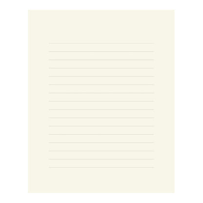 Midori MD Letter Pad Horizontal Ruled Lines