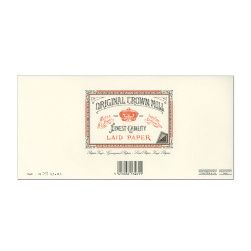 Original Crown Mill Classic Laid Lined Envelopes C6/5 (DL)