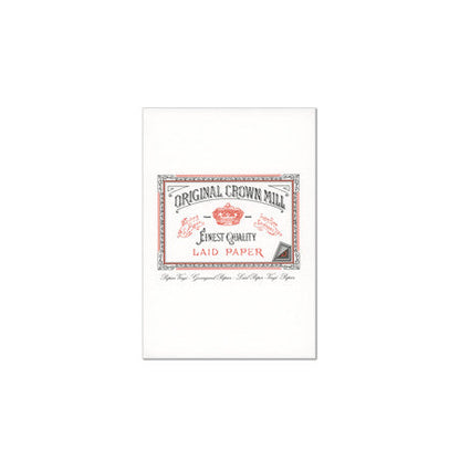 Original Crown Mill Classic Laid Paper Writing Pad A5