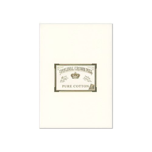 Original Crown Mill Pure Cotton Writing Pad A4