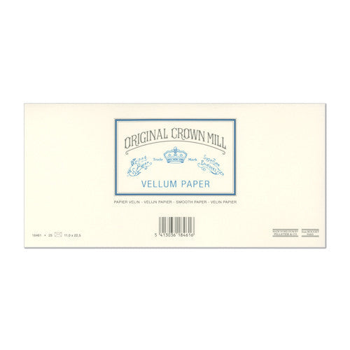 Original Crown Mill Vellum Lined Envelopes C6/5 (DL)