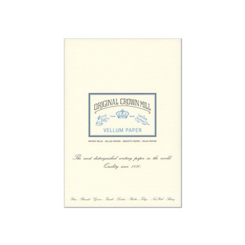 Original Crown Mill Vellum Writing Pad A4