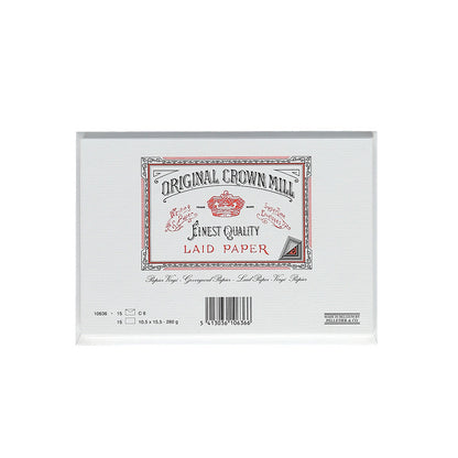 Original Crown Mill Classic Laid Paper Card & Envelope Set C6