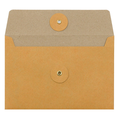 TRAVELER'S COMPANY Kraft String Envelope Medium Horizontal Orange